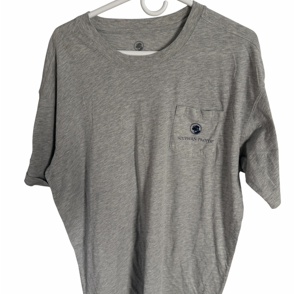 Southern Proper Heather Gray Short Sleeve Tee